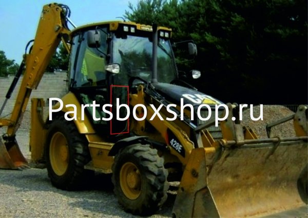 Стекло лобовое нижнее правое CAT E серии с 2006 г. KMK - заказать Стекло лобовое нижнее правое CAT E серии с 2006 г. KMK